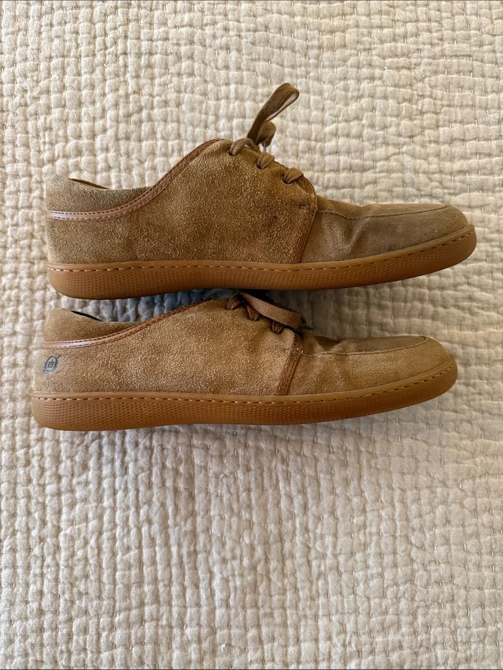 Born Men's Suede Shoes in Tan Brown